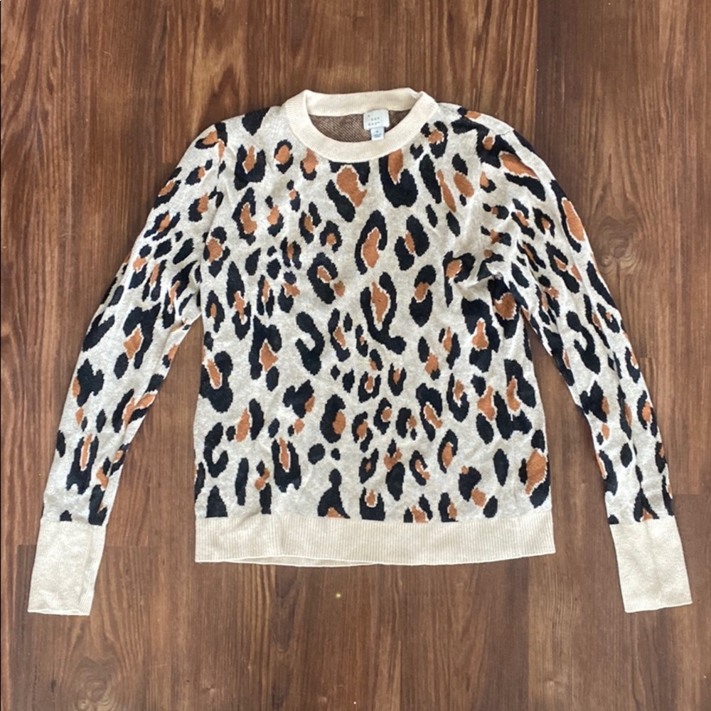 Cheetah print sweater